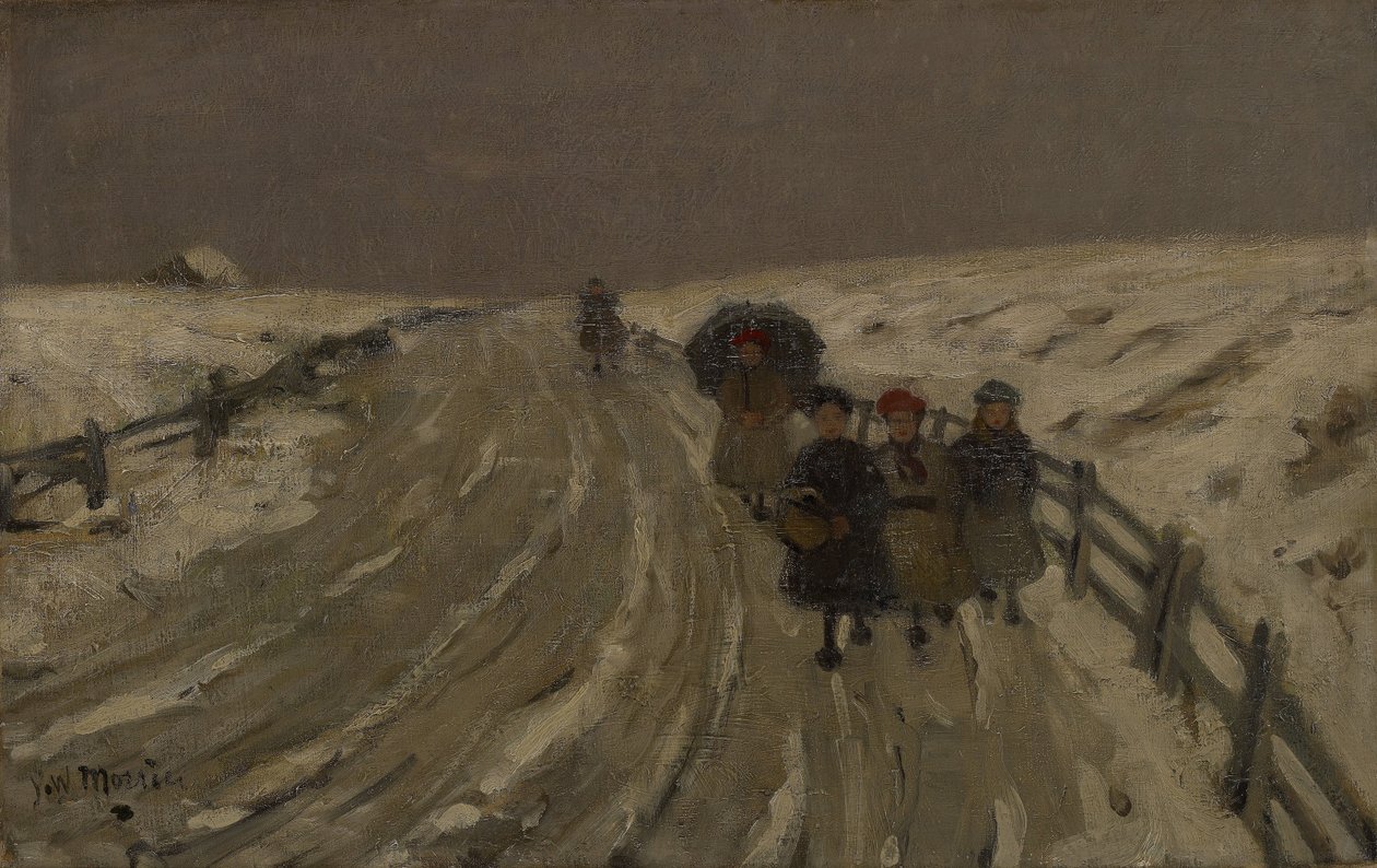 Retorno da escola de James Wilson Morrice