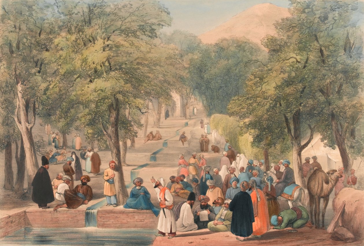 A Avenida em Babers [sic] Tumba de James (after) Atkinson