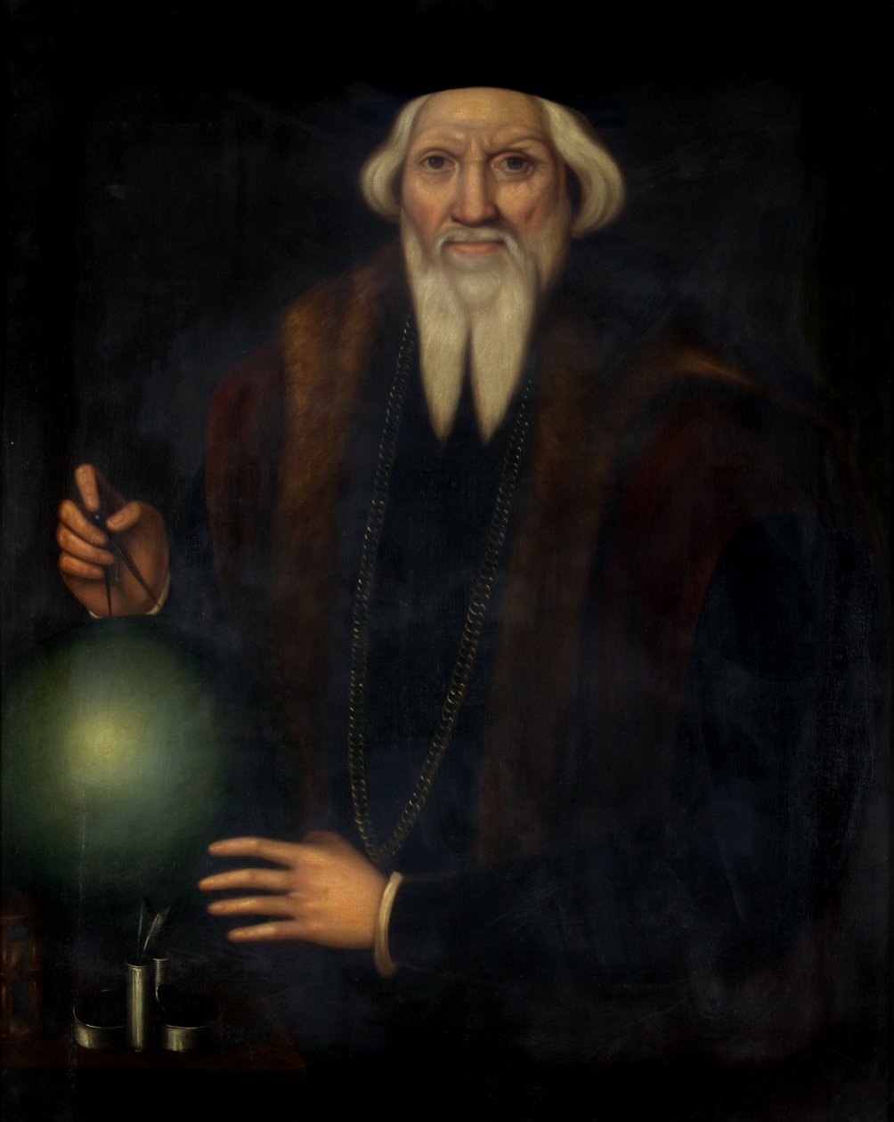 Retrato de Sebastian Cabot (c.1475-1557) (óleo sobre tela) de James (attr. to) Herring