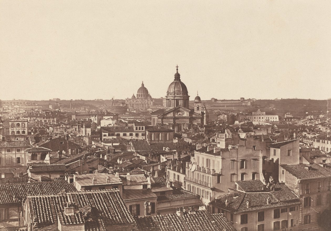 Vista de Roma, c. 1855 (foto) de James (attr.to) Anderson