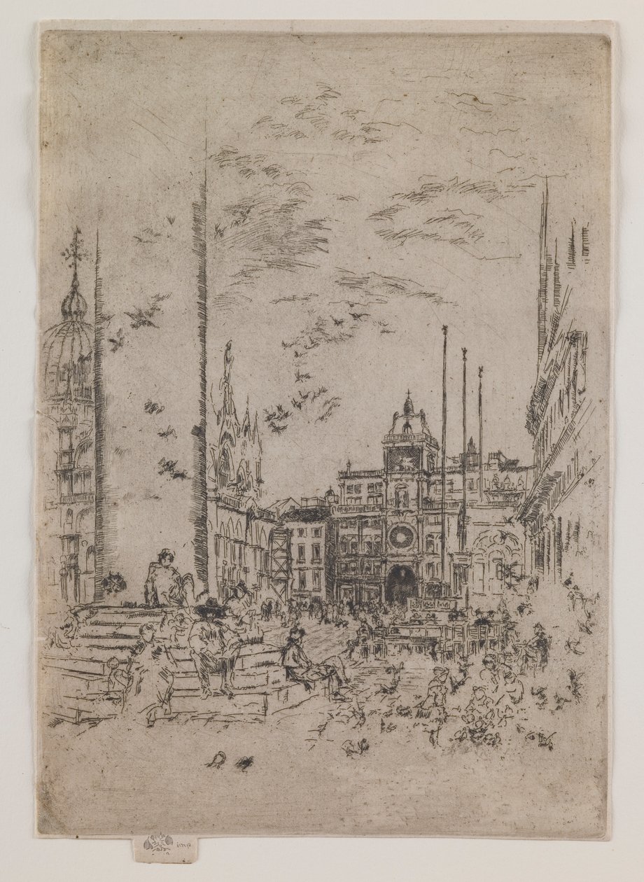 A Piazzetta de James Abbott McNeill Whistler