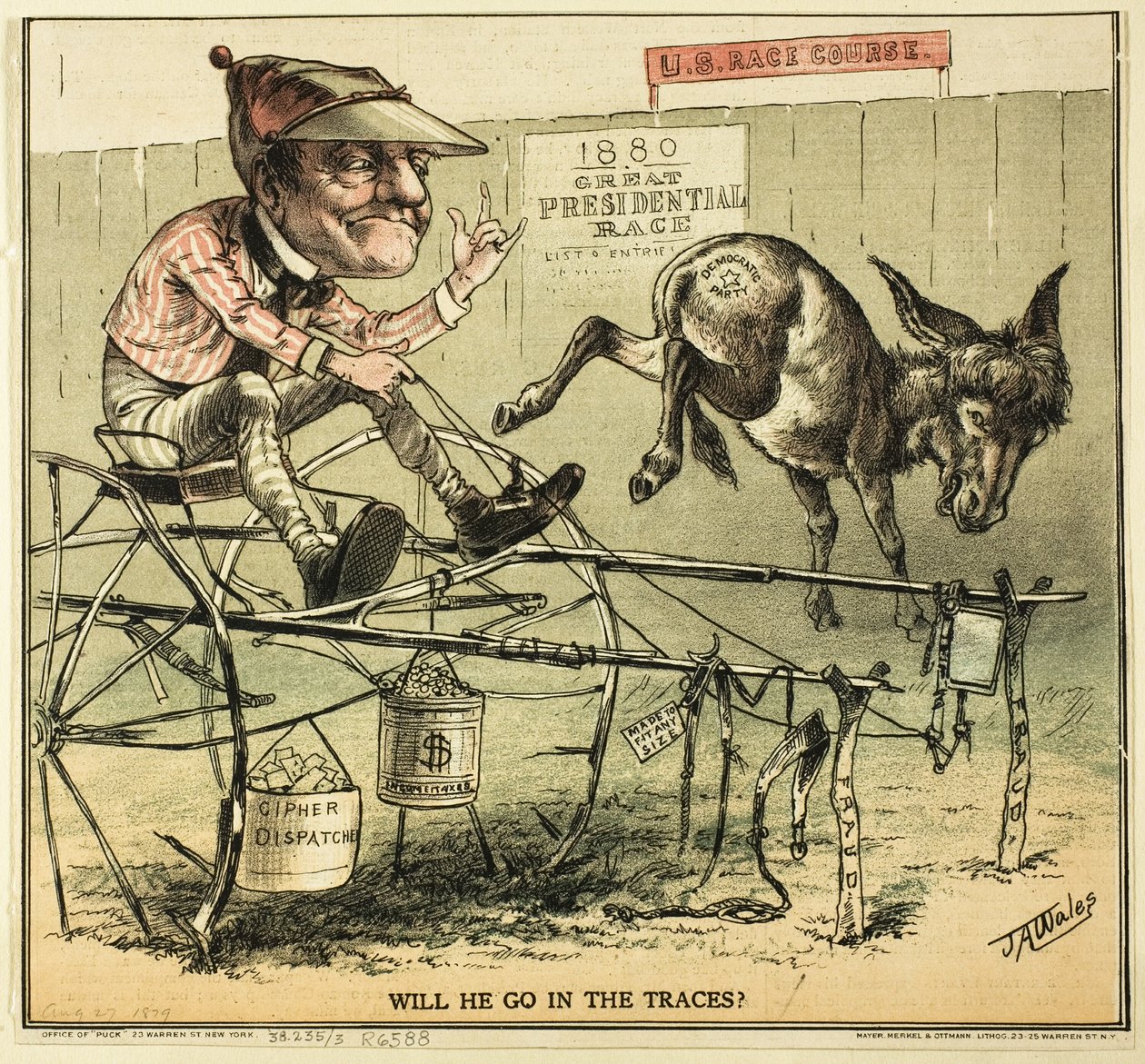 Will He Go em The Traces, de Puck de James A. Wales