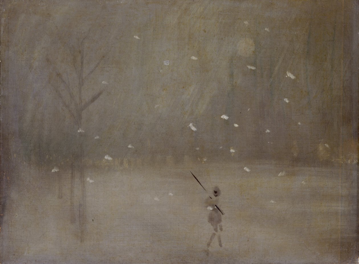 Tempestade de neve (óleo sobre tela) de James Abbott McNeill (after) Whistler