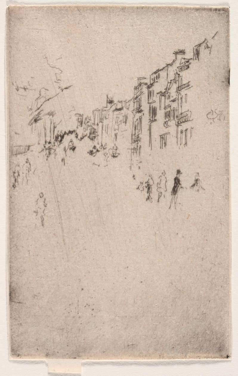 Um fragmento de Piccadilly. de James Abbott McNeill Whistler