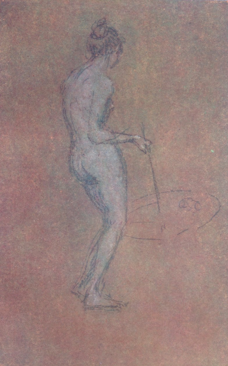 Um Estudo Nu, c1864, 1904 de James Abbott McNeill Whistler