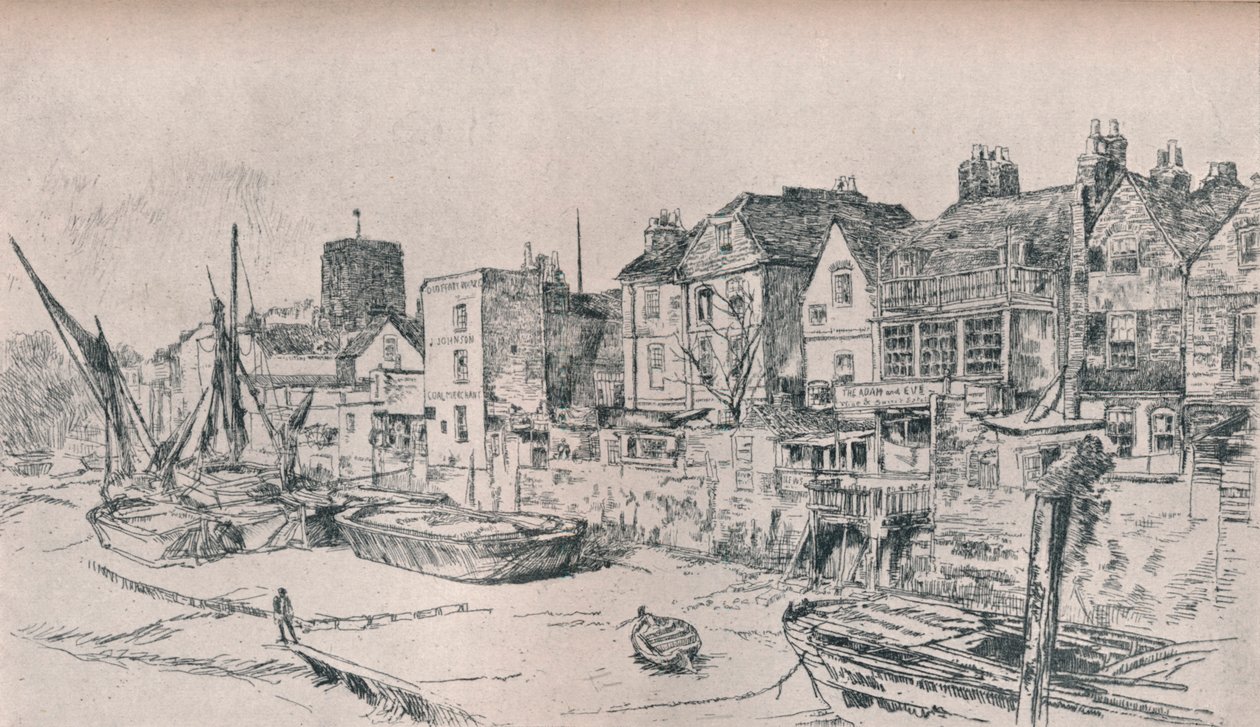 Adão e Eva: Old Chelsea, 1879, 1903 de James Abbott McNeill Whistler
