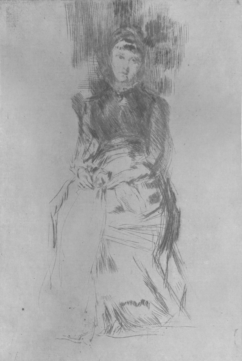 Agnes, c1875, 1904 de James Abbott McNeill Whistler