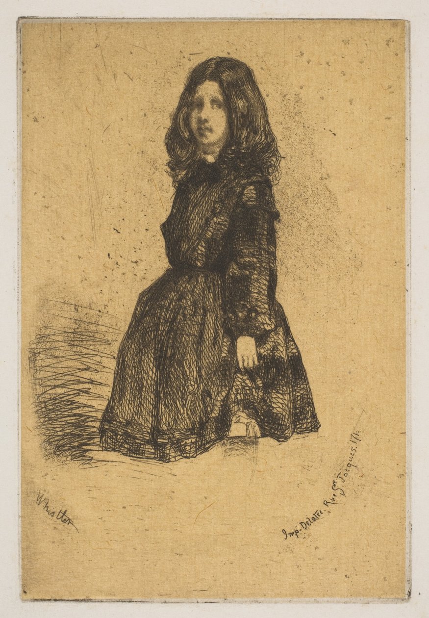 Annie, 1858. de James Abbott McNeill Whistler