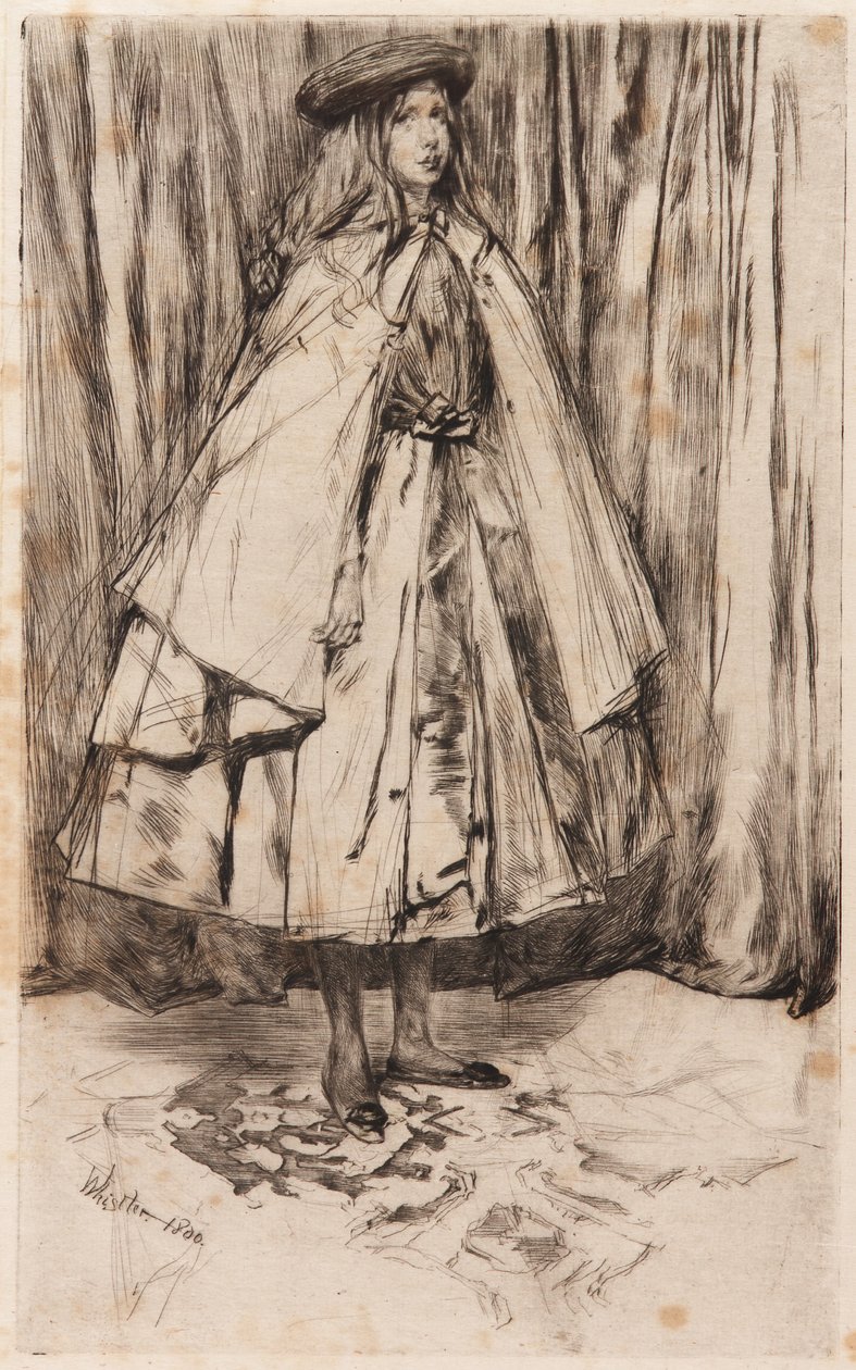 Annie Haden, 1860. de James Abbott McNeill Whistler