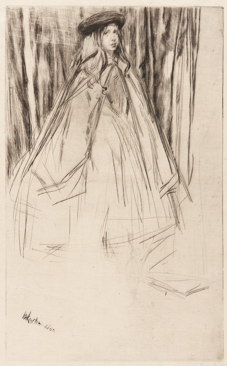 Annie Haden, 1860. de James Abbott McNeill Whistler