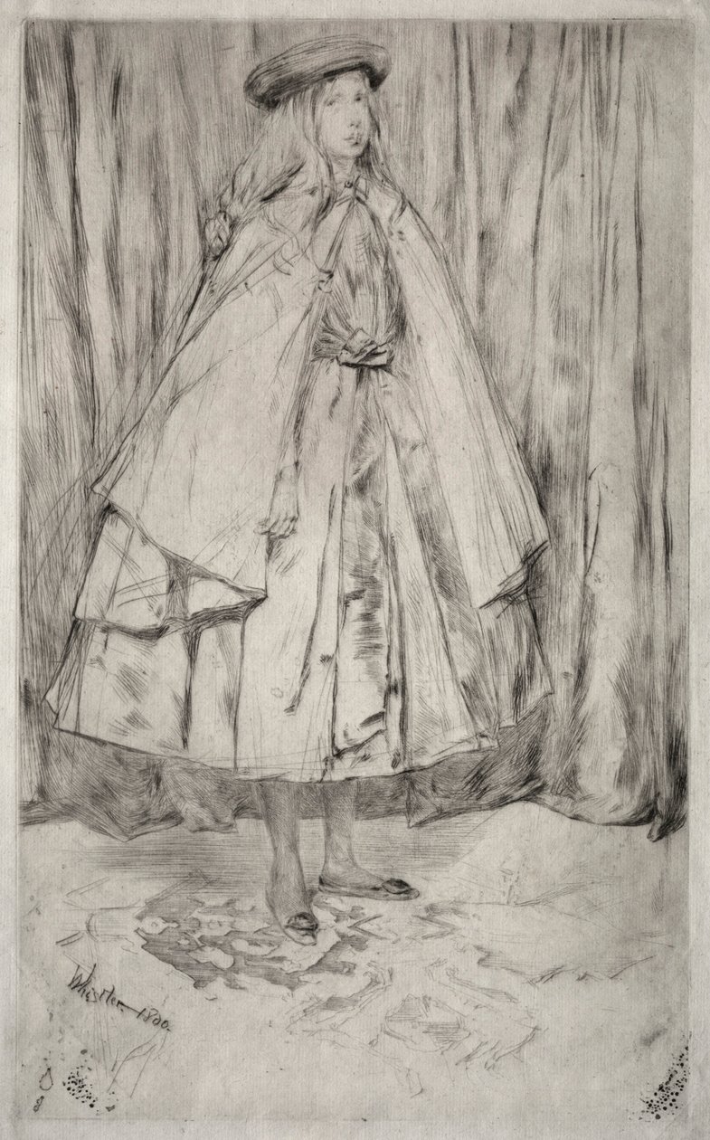 Annie Haden, 1860. de James Abbott McNeill Whistler