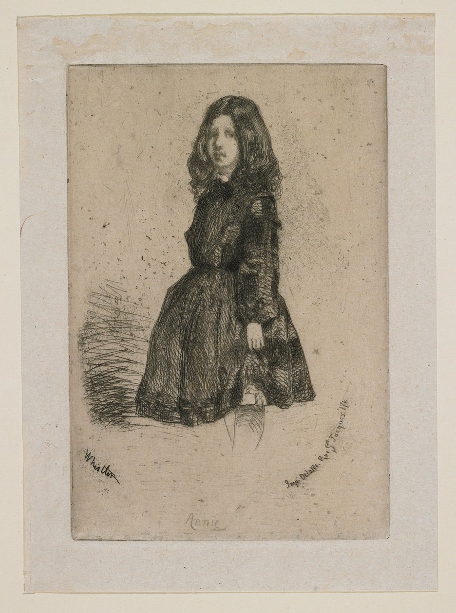 Annie de Doze gravuras da natureza de James Abbott McNeill Whistler