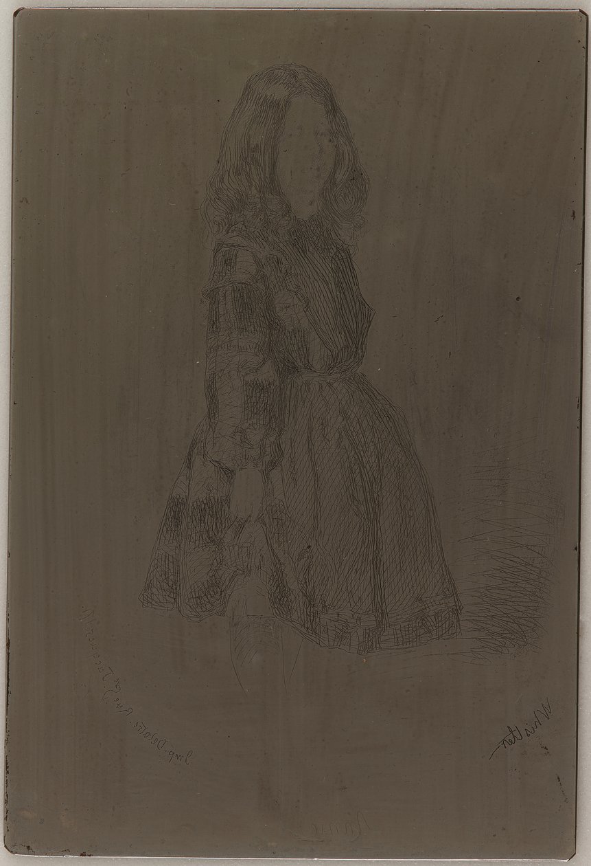 Annie, 1857-1858. de James Abbott McNeill Whistler