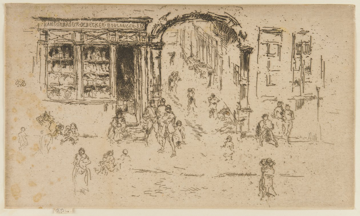 Archway, Bruxelas de James Abbott McNeill Whistler