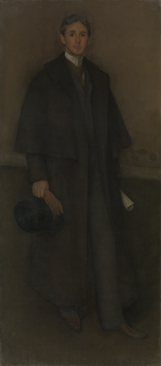 Arranjo em cor de carne e marrom: Retrato de Arthur Jerome Eddy, 1894. de James Abbott McNeill Whistler