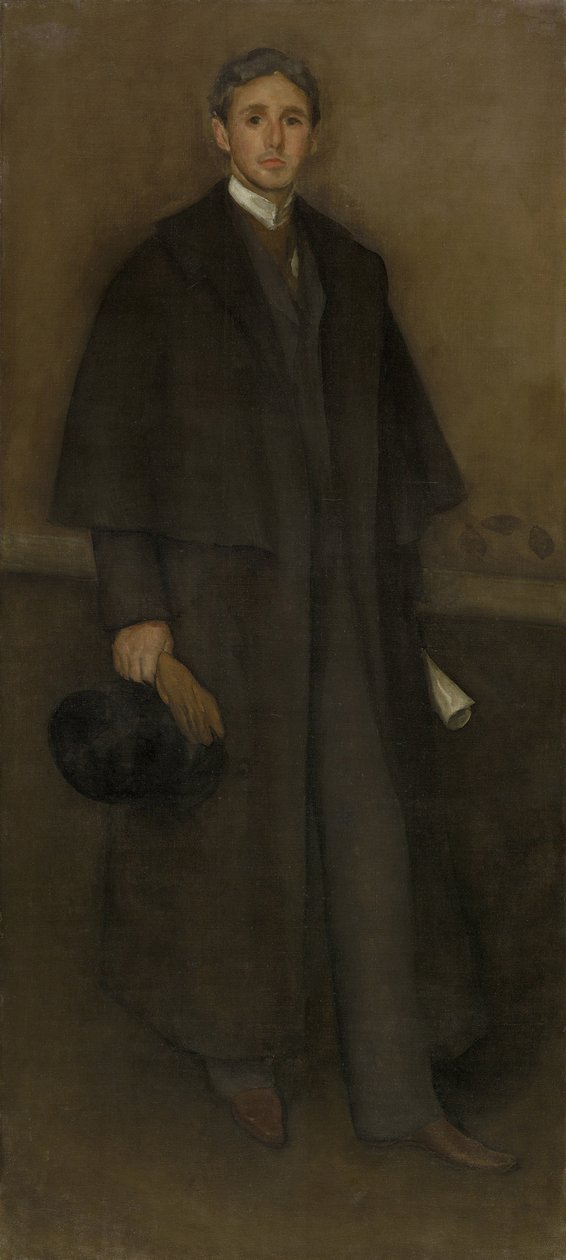 Arranjo em Cor de Carne e Marrom: Retrato de Arthur Jerome Eddy, 1894 de James Abbott McNeill Whistler