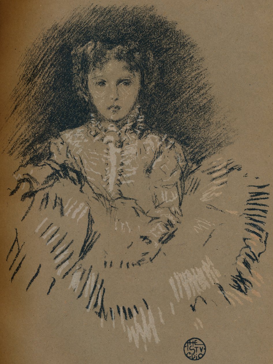 Bebê Leyland, 1895 1903-1904. de James Abbott McNeill Whistler