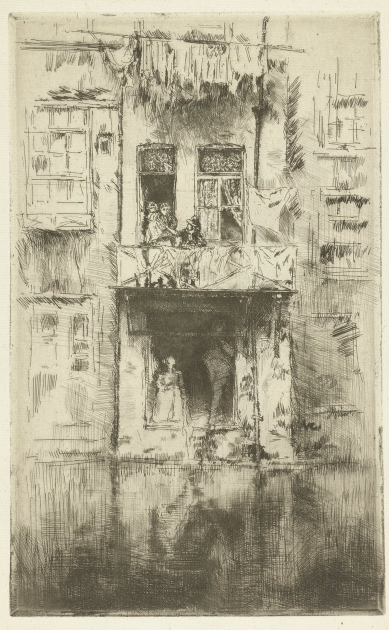 Varanda de uma casa em Amesterdão
Varanda, Amesterdão de James Abbott McNeill Whistler