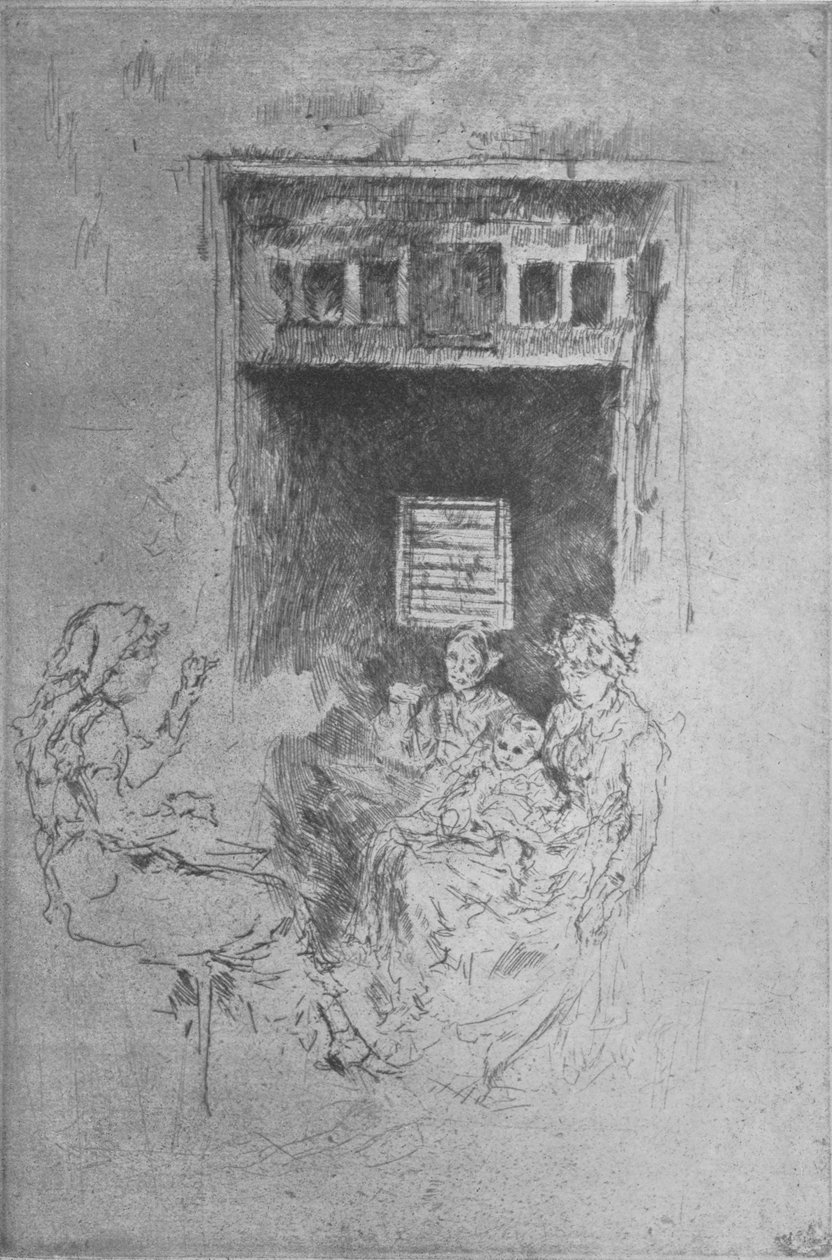Longarinas de cordão, c1880, 1904 de James Abbott McNeill Whistler