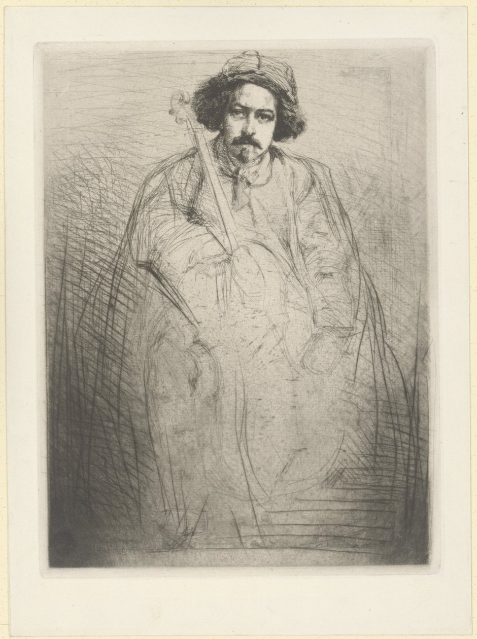 Becquet, da série «Dezasseis águas-fortes» de James Abbott McNeill Whistler