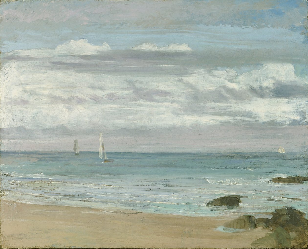 Azul e Prata: Trouville, c.1865 de James Abbott McNeill Whistler