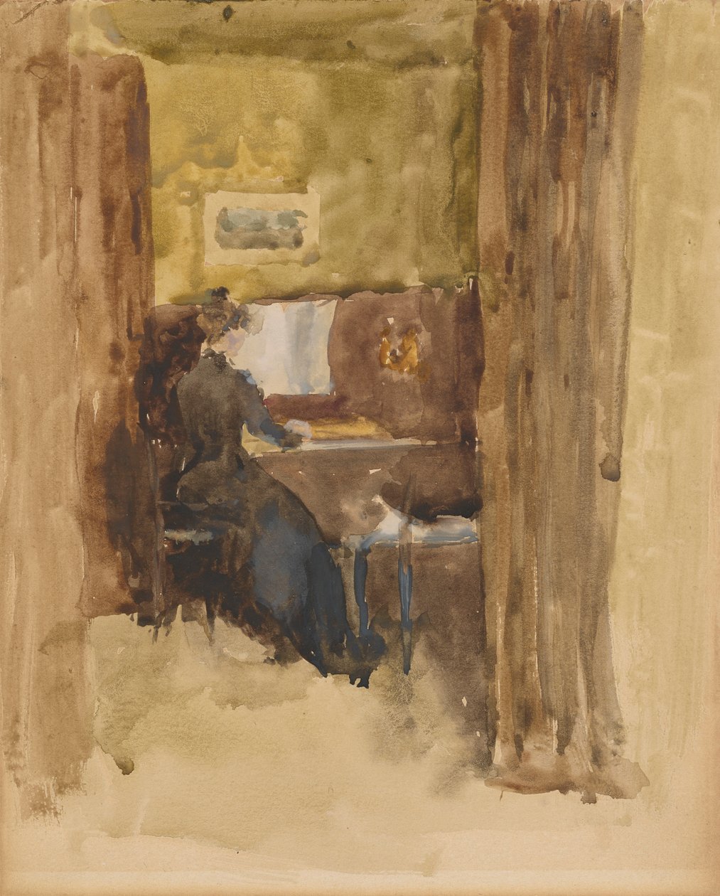 Bravura em Brown, 1883-1884. de James Abbott McNeill Whistler