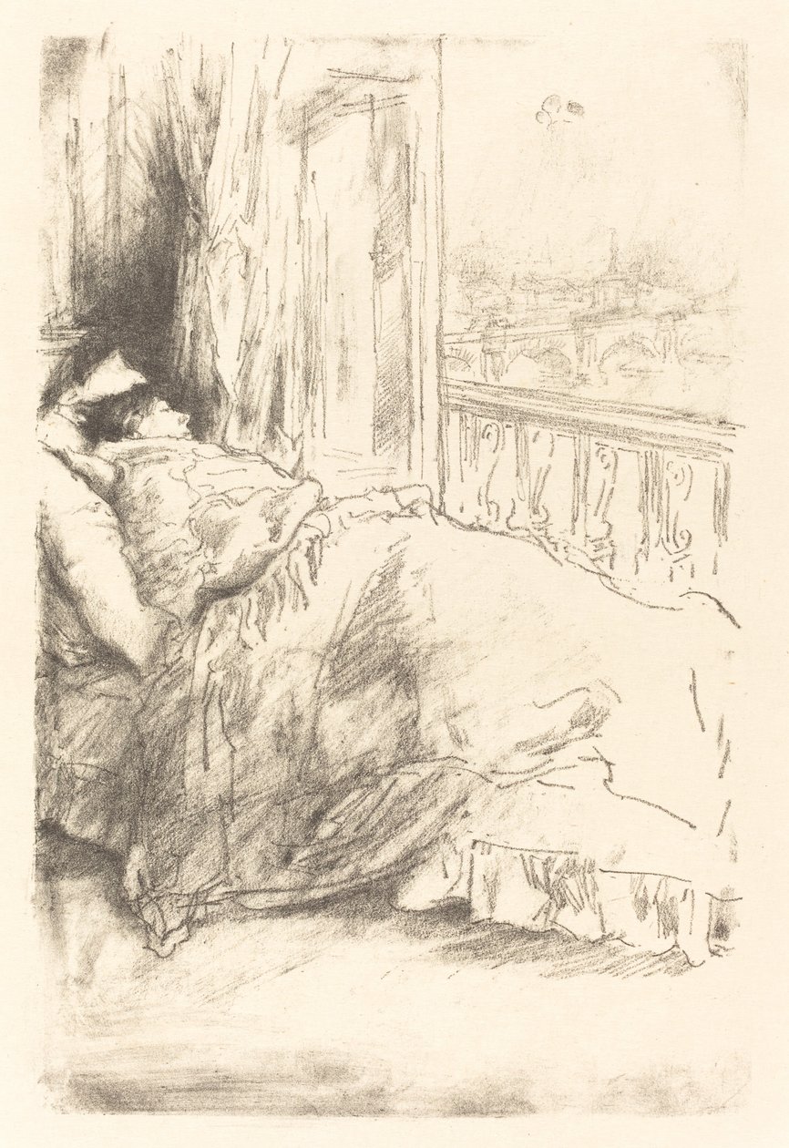 Perto da Varanda, 1896. de James Abbott McNeill Whistler