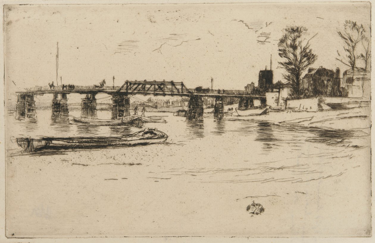Chelsea, 1879. de James Abbott McNeill Whistler