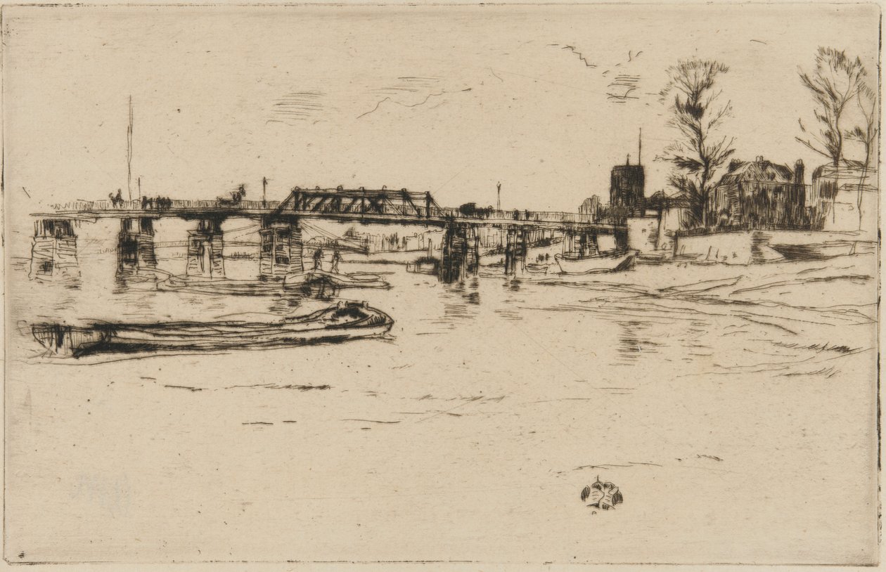Chelsea, 1879. de James Abbott McNeill Whistler
