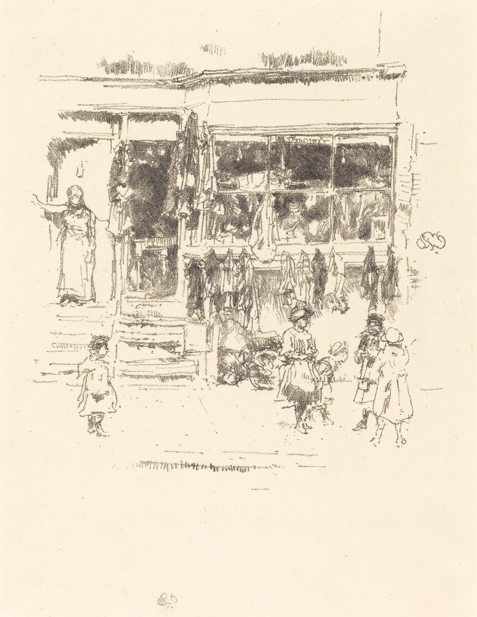 Chelsea Rags, 1888. de James Abbott McNeill Whistler