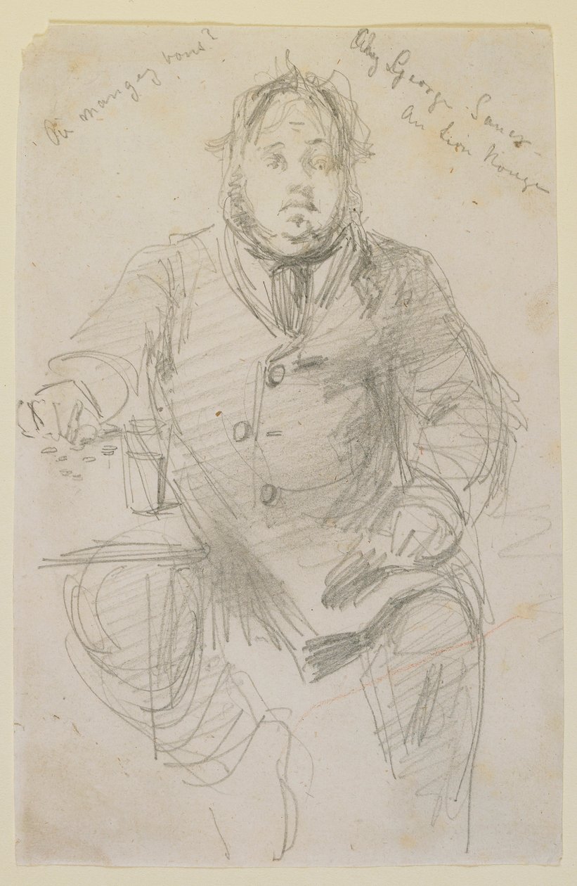 Chez George Sauer a Lion Rouge, 1858. de James Abbott McNeill Whistler