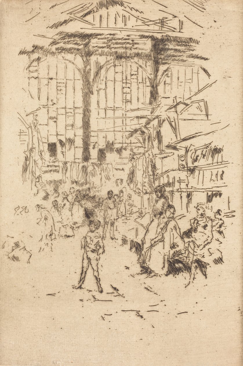 Clothes Exchange, No.II, c. 18861888. de James Abbott McNeill Whistler