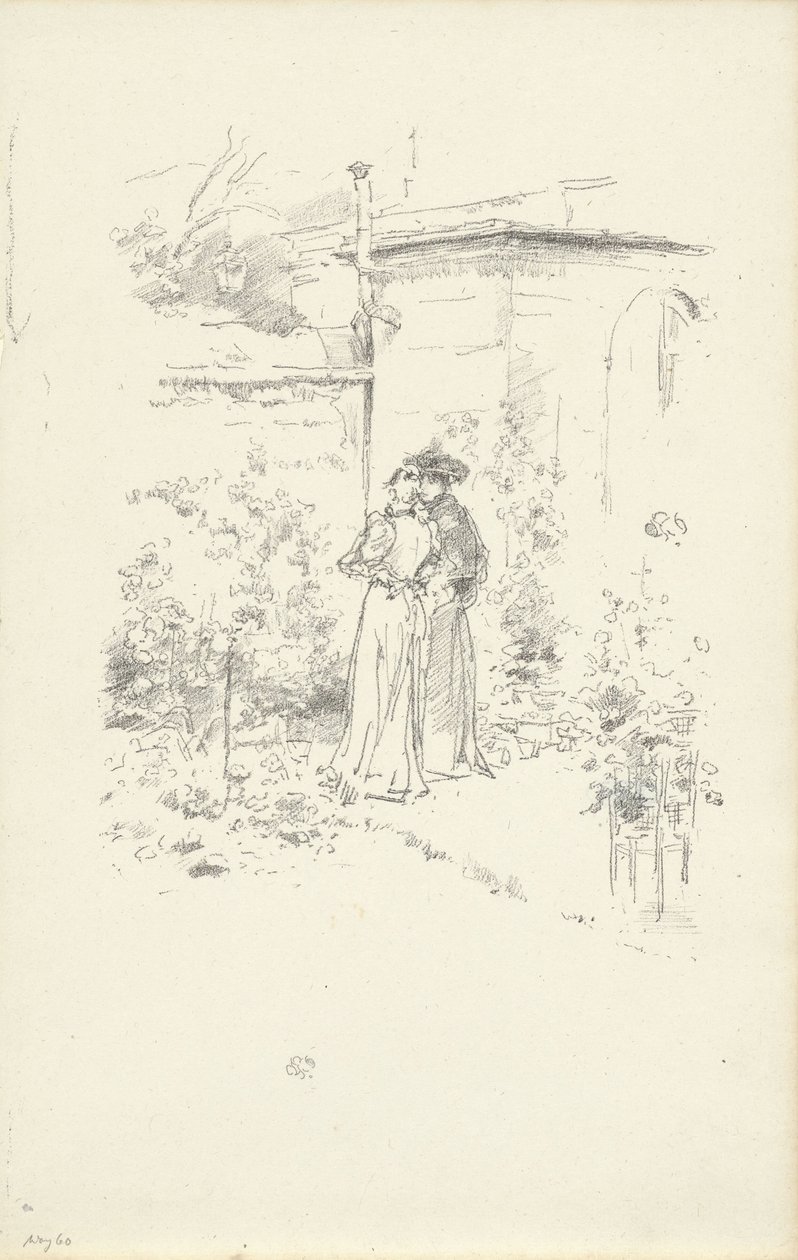 Confianças no jardim de James Abbott McNeill Whistler
