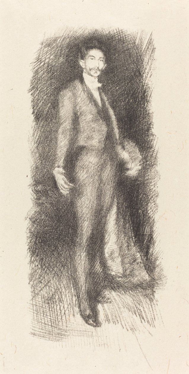 Conde Robert de Montesquiou, nº 2, 1894. de James Abbott McNeill Whistler