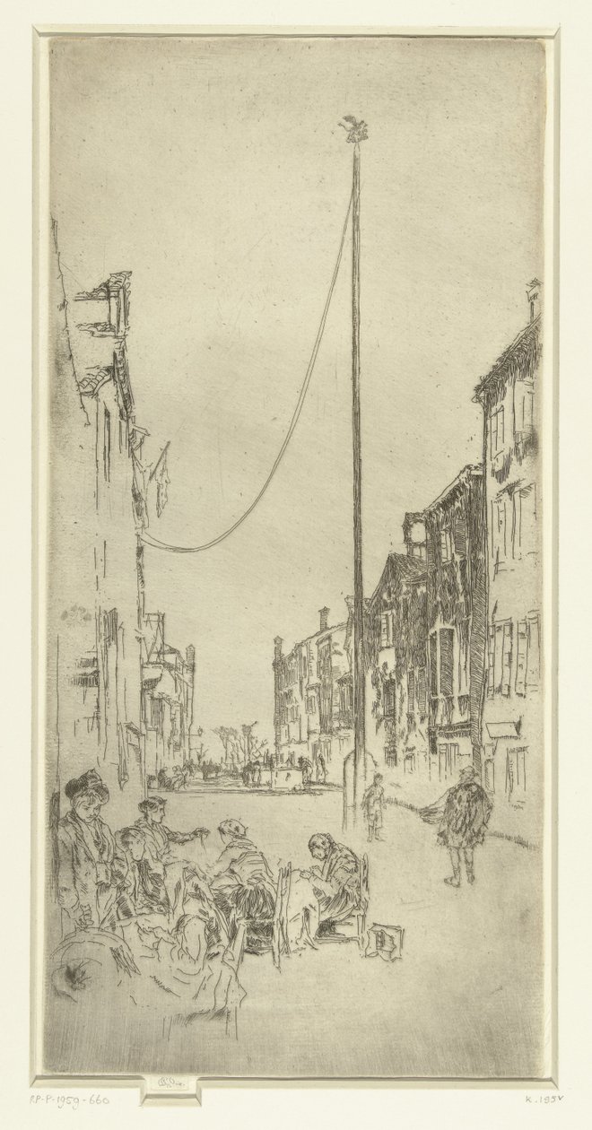 Mastro O mastro Veneza: Doze gravuras (título da série) de James Abbott McNeill Whistler