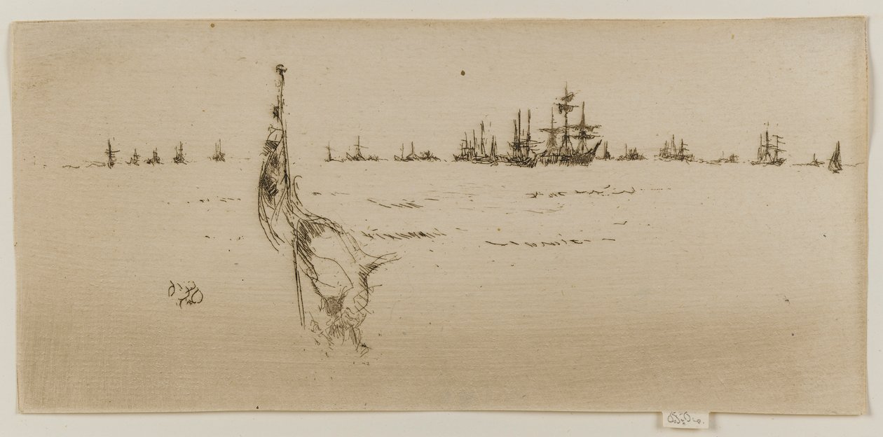 Dipping the Flag, 1887. de James Abbott McNeill Whistler