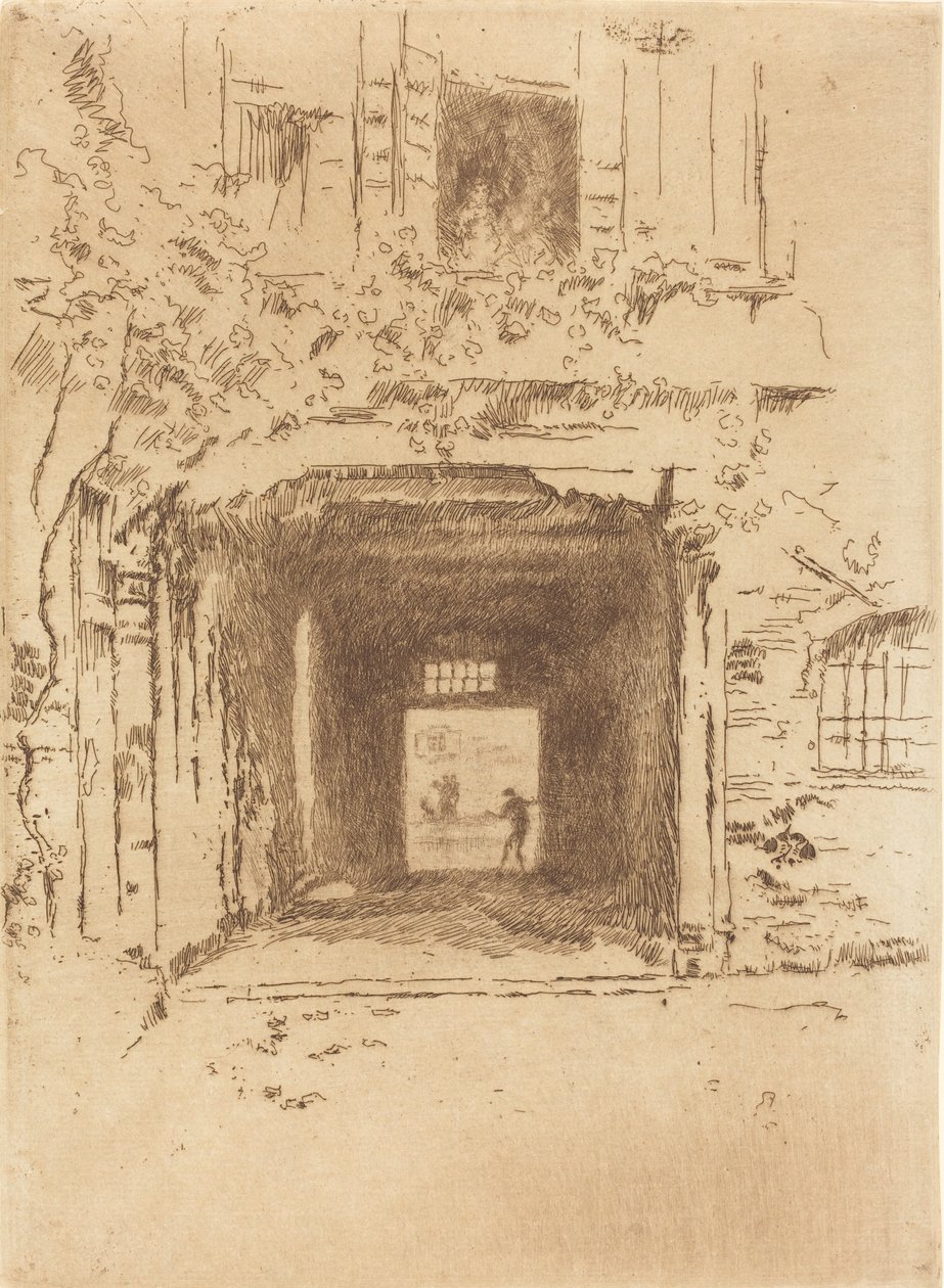 Porta e Vinha, 1880. de James Abbott McNeill Whistler