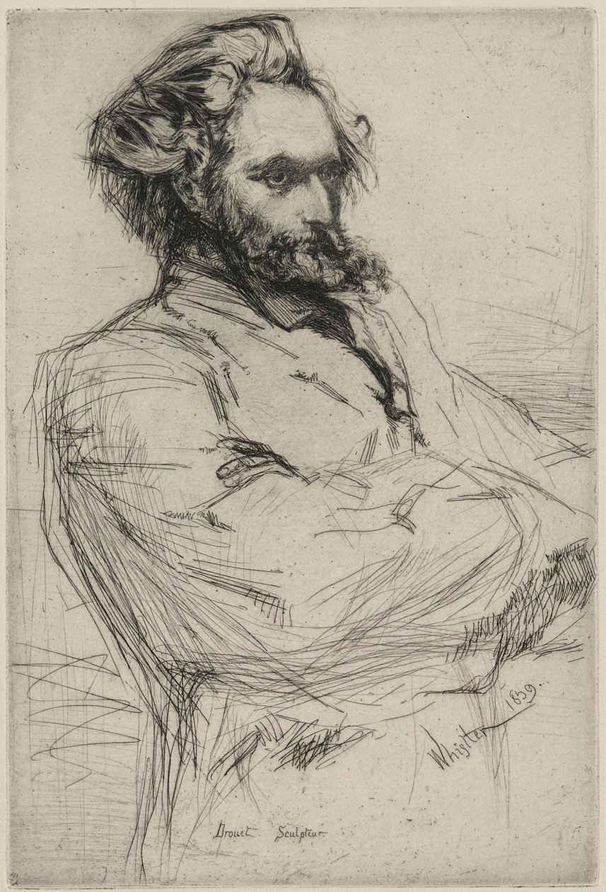 Drouet, 1859. de James Abbott McNeill Whistler