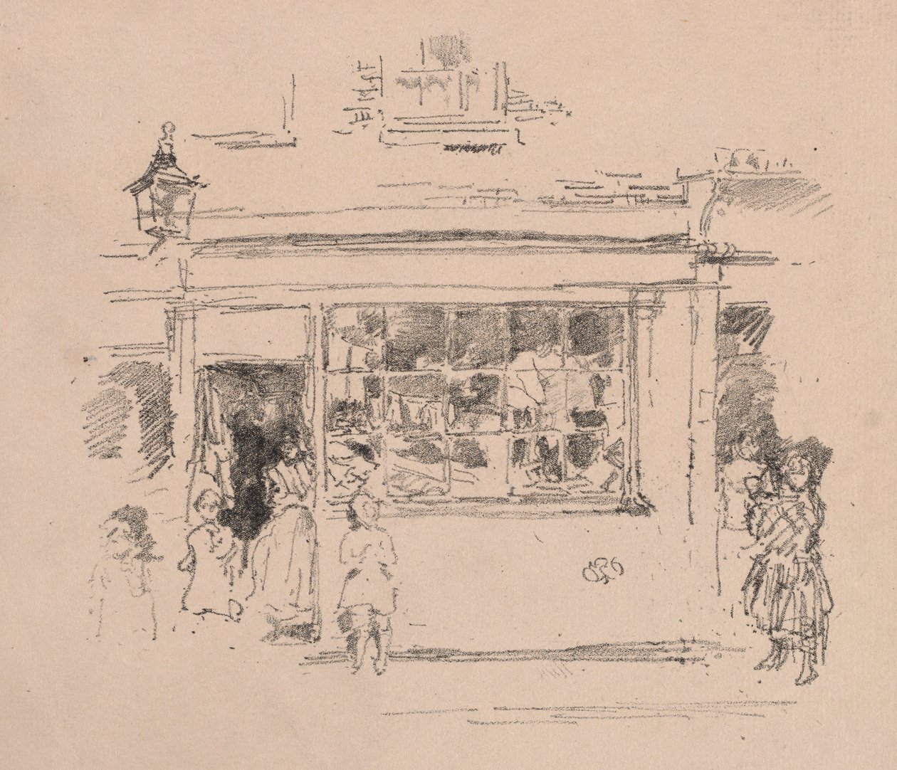 Drury Lane Rags, 1888. de James Abbott McNeill Whistler