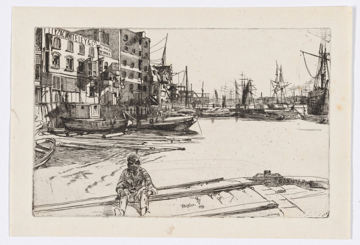 Eagle Wharf (Tyzac Whiteley and Co.) de James Abbott McNeill Whistler