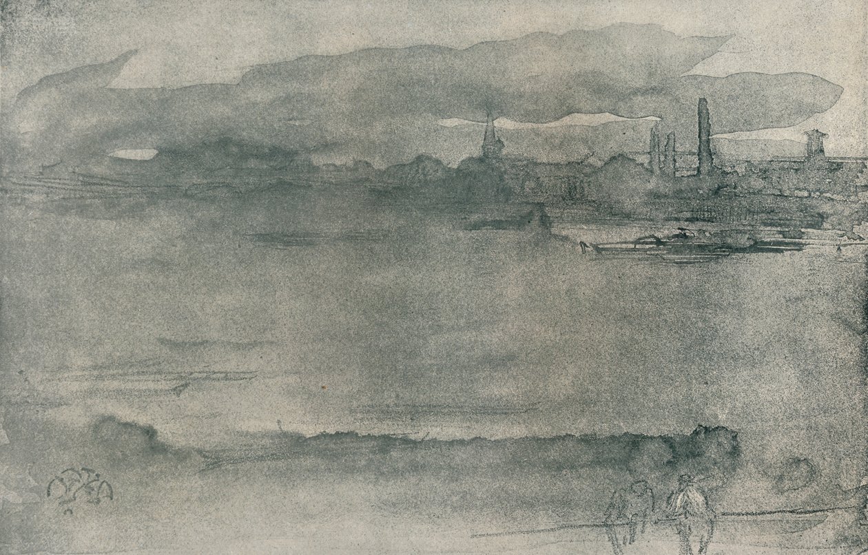 Manhã cedo, 1878, 1904 de James Abbott McNeill Whistler