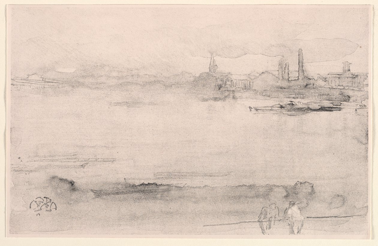 Manhã cedo, 1898. de James Abbott McNeill Whistler