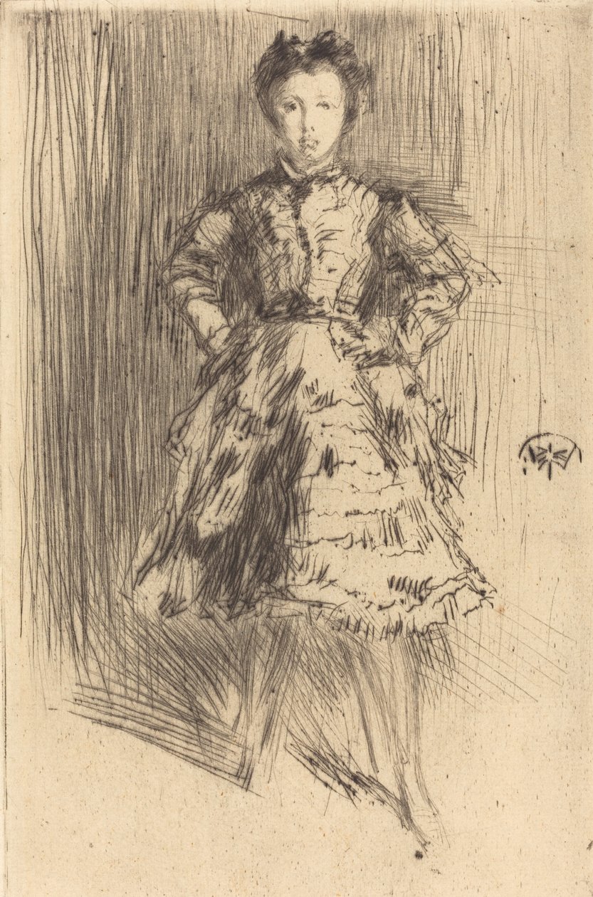 Elinor Leyland, 1873. de James Abbott McNeill Whistler