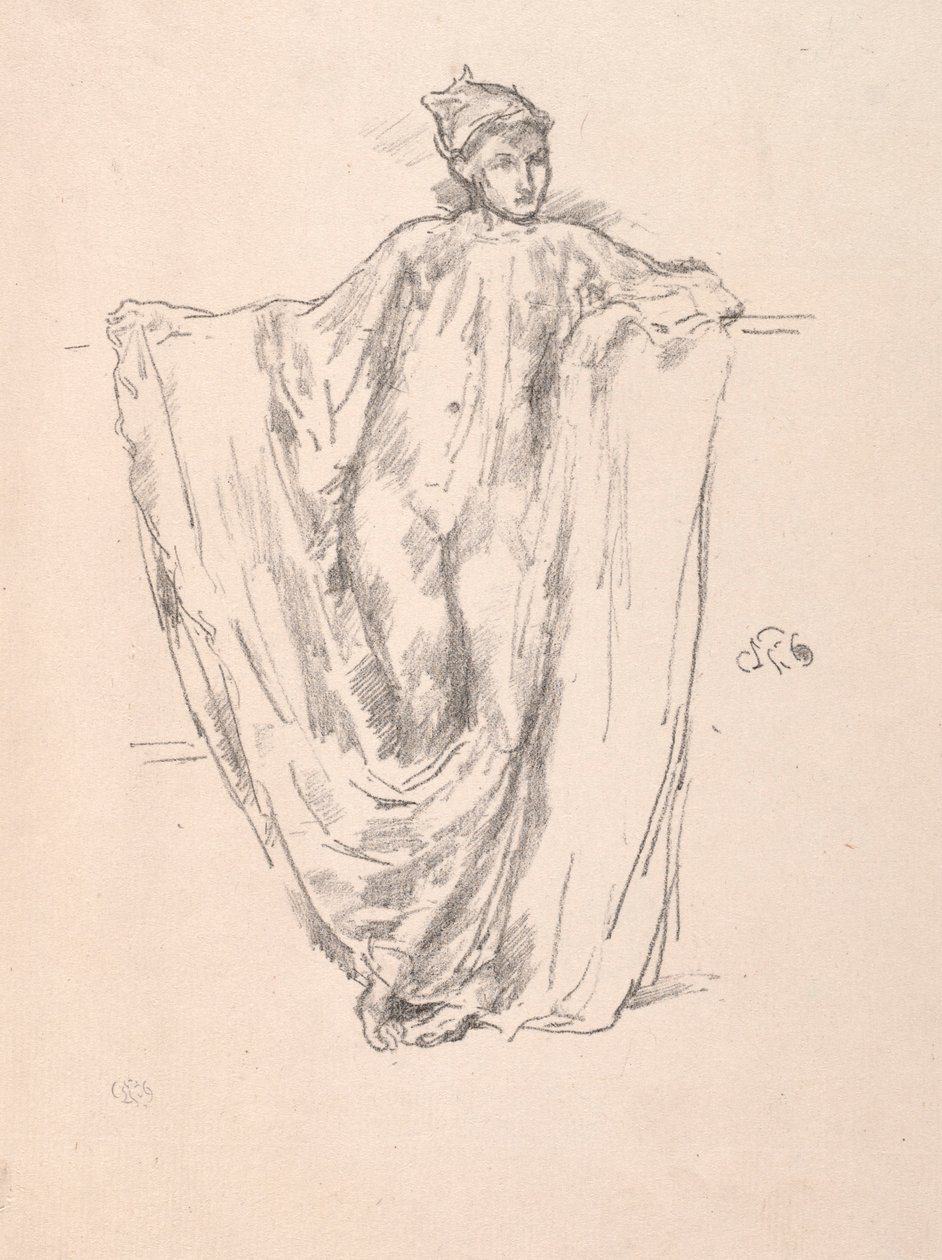 Figura Estudo. de James Abbott McNeill Whistler