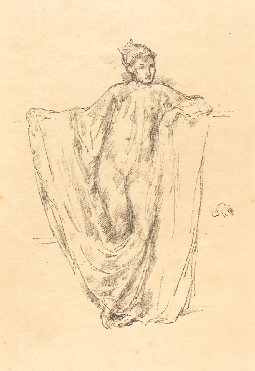 Estudo de Figura, 1894. de James Abbott McNeill Whistler