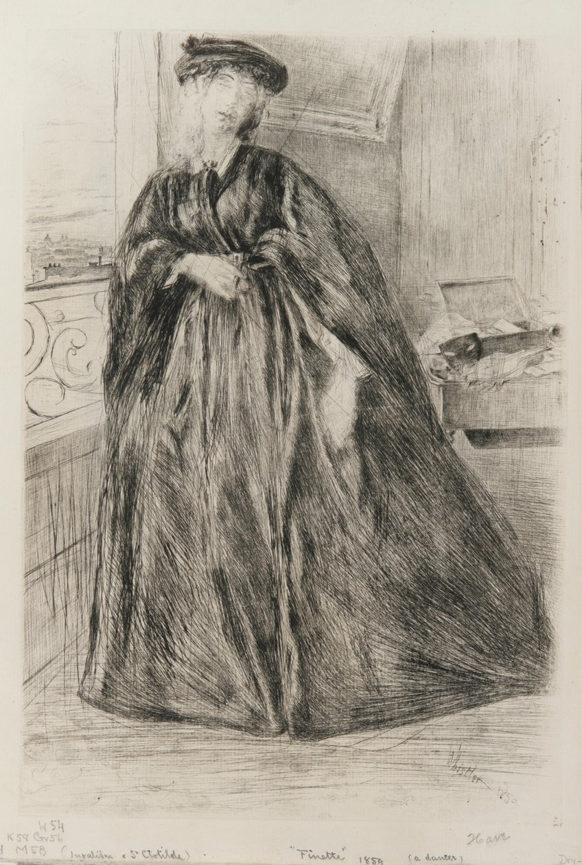 Finette, 1859. de James Abbott McNeill Whistler