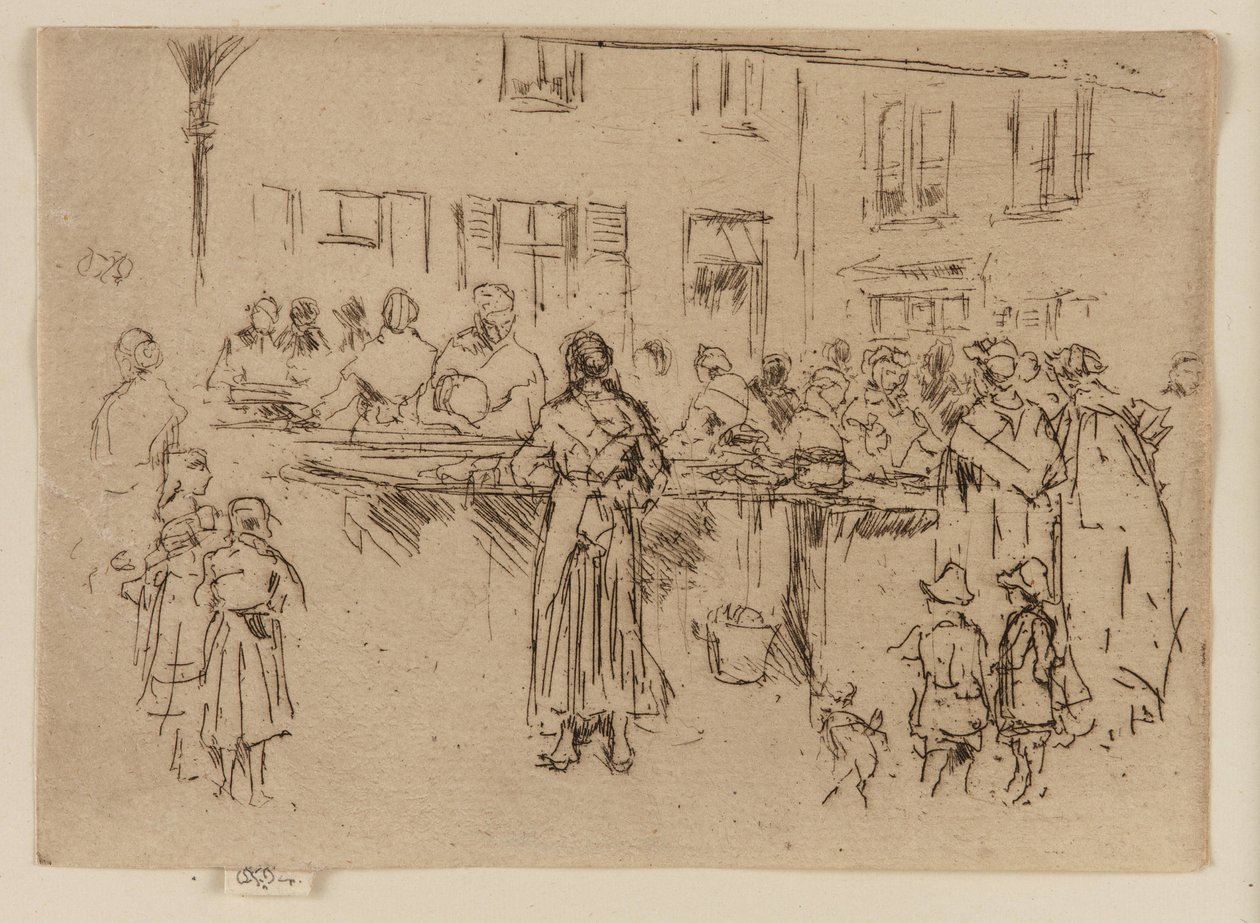 Fish Women, Ostende, 1887. de James Abbott McNeill Whistler