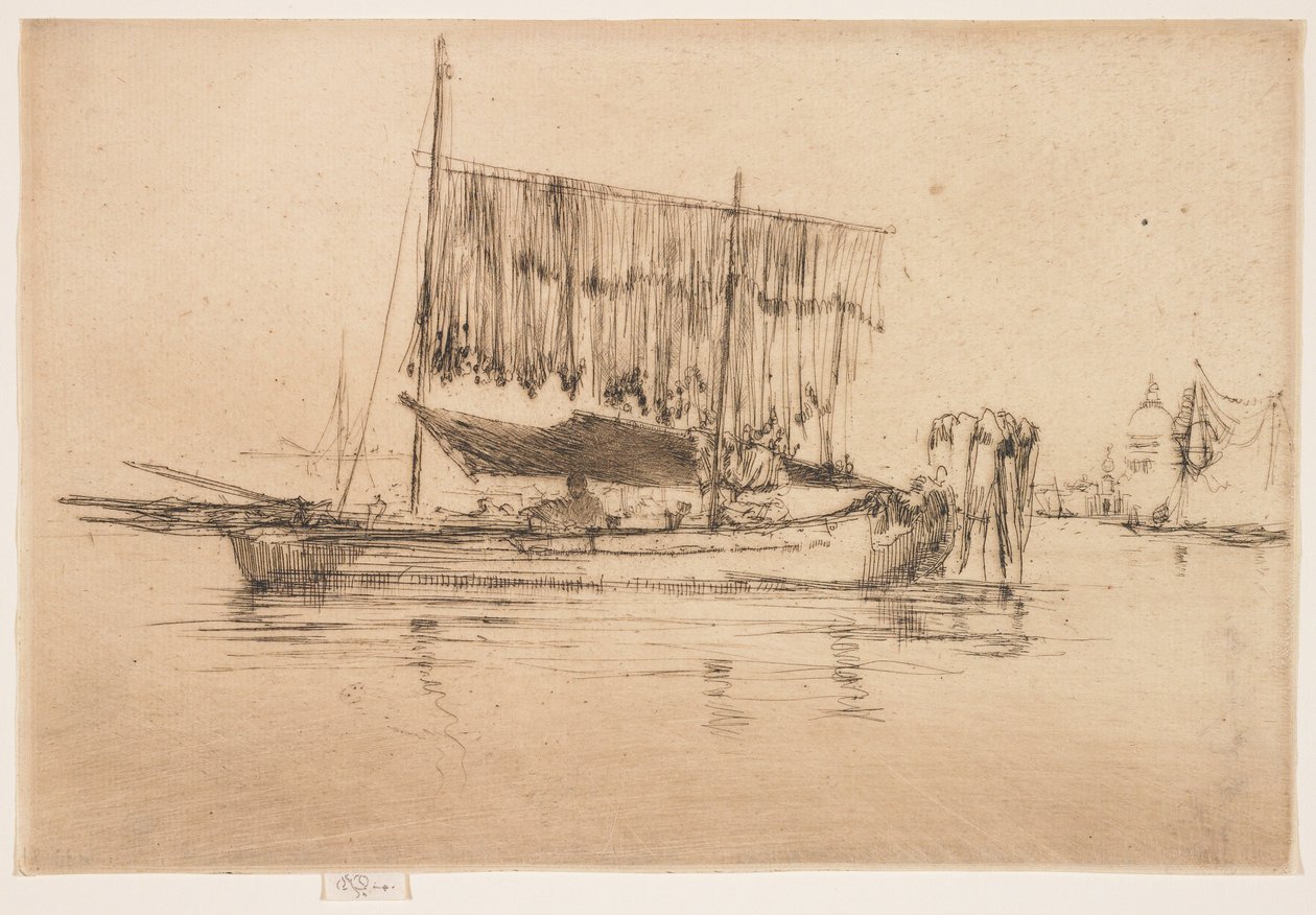 Barco de pesca da segunda série veneziana de James Abbott McNeill Whistler