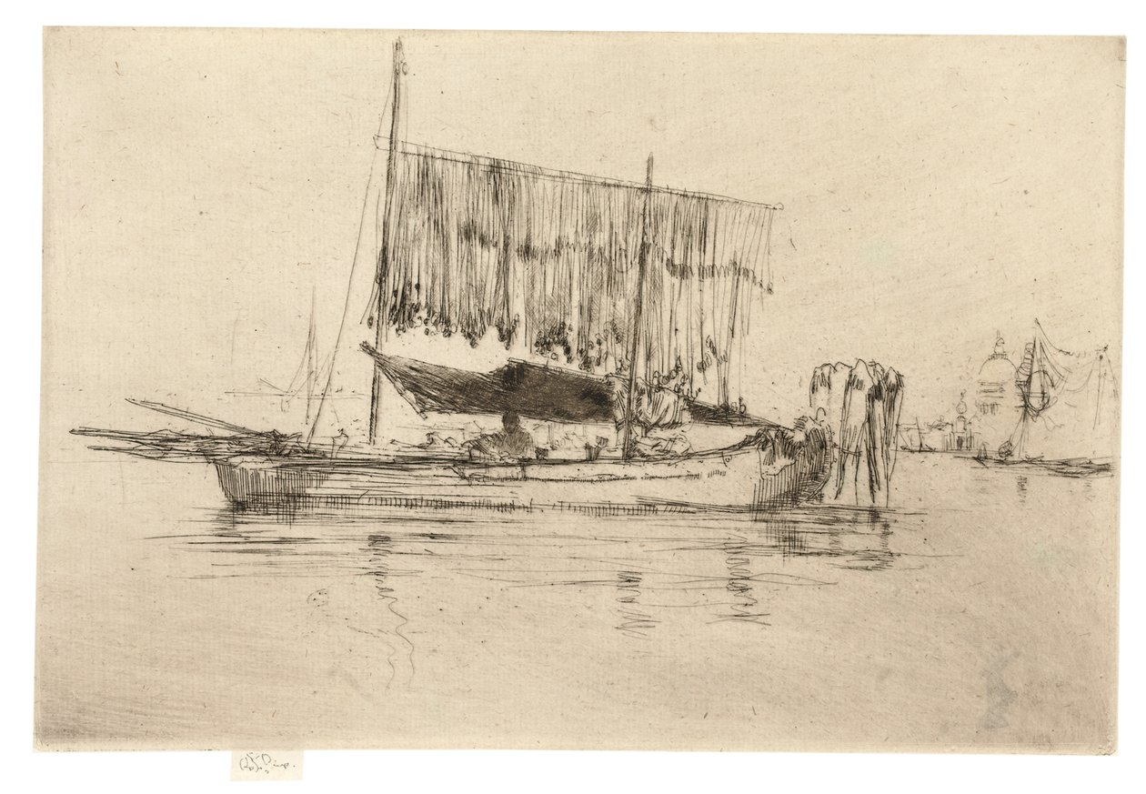 Barco de pesca, 1879-80 de James Abbott McNeill Whistler