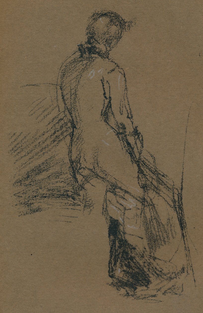 Formulário de Estudo. c1868 de James Abbott McNeill Whistler